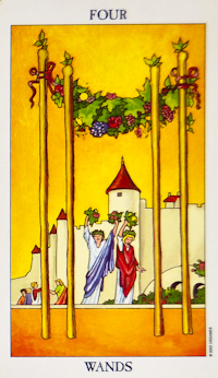 Four of Wands Tarot Card Meanings