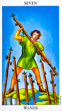 Seven of Wands Tarot Card Meanings